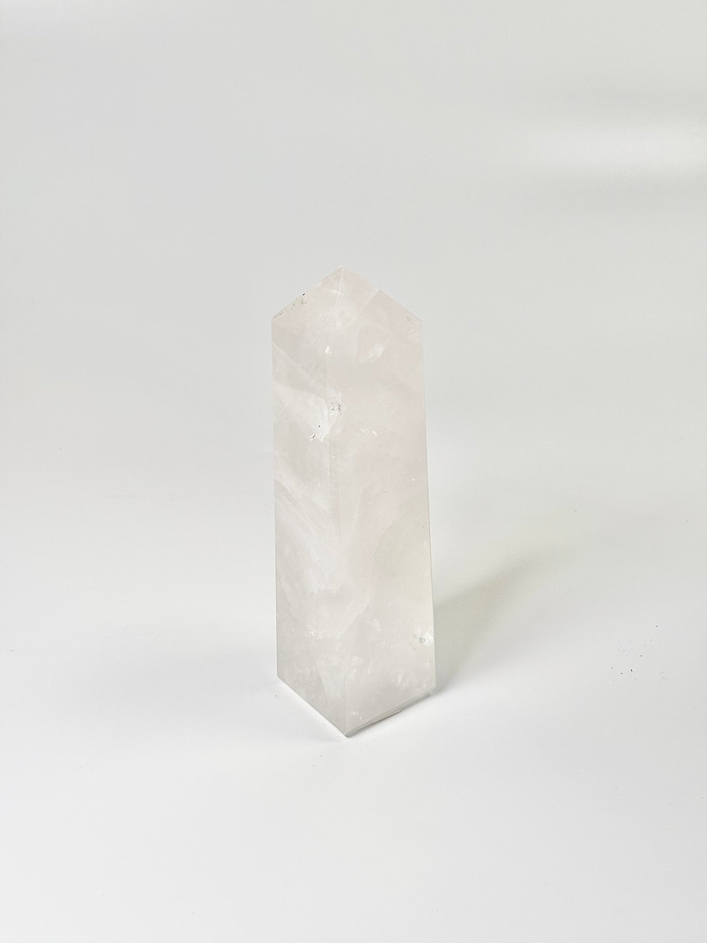 Four Facet Clear Quartz Tower – 390g - Amplify, Align & Awaken