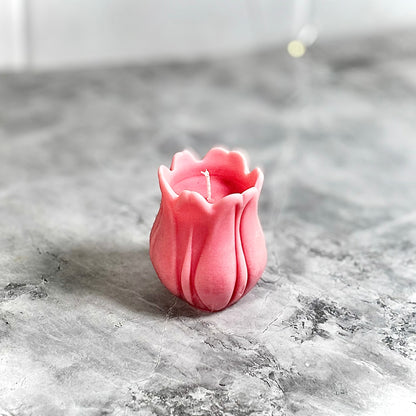 Tulip Shaped Soy Scented Candle – Tearose Fragrance
