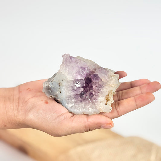 Amethyst Cluster - 252 Gm | Helps activating Third Eye & Psychic abilities