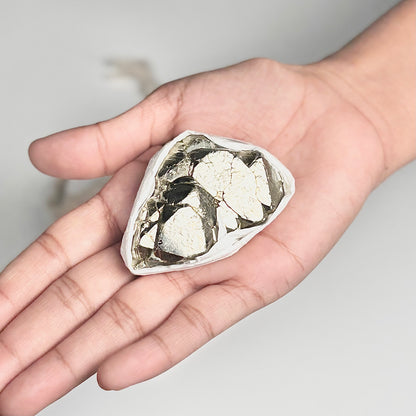Peruvian Pyrite Cluster – 81g - Golden Brilliance & Striking Presence