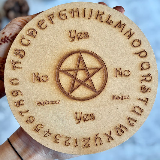 Pendulum Round Board | Altar Tile | Spirit Board