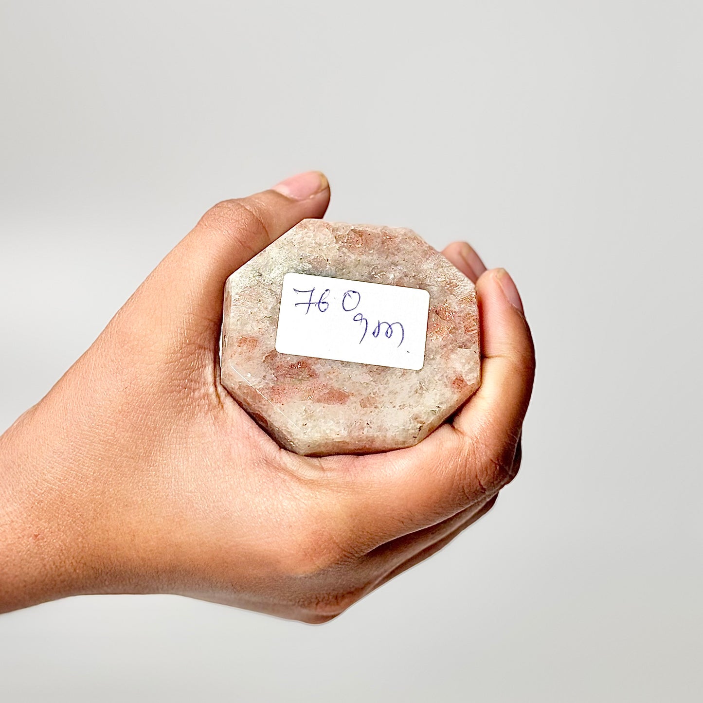 Eight Facet Sunstone Tower – 760g - Radiance, Warmth & Uplifting Energy