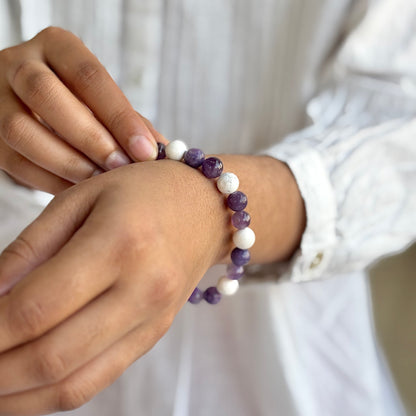 Peaceful Sleep & Dream Divination - 8mm Bead Bracelet | Combination Bracelet Series