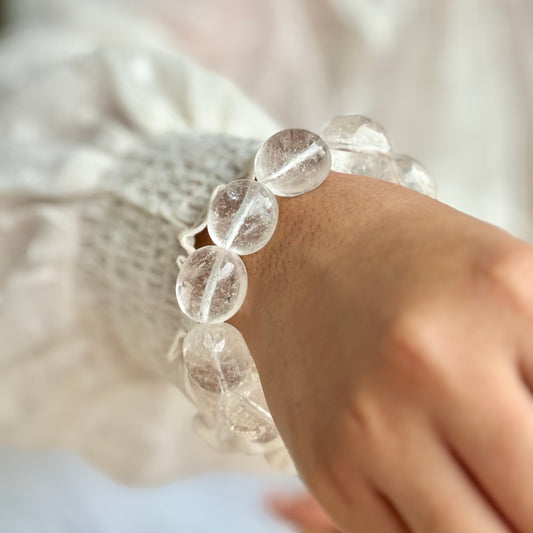 Clear Quartz Tumble Bracelet | Master Healer & amplify the energies