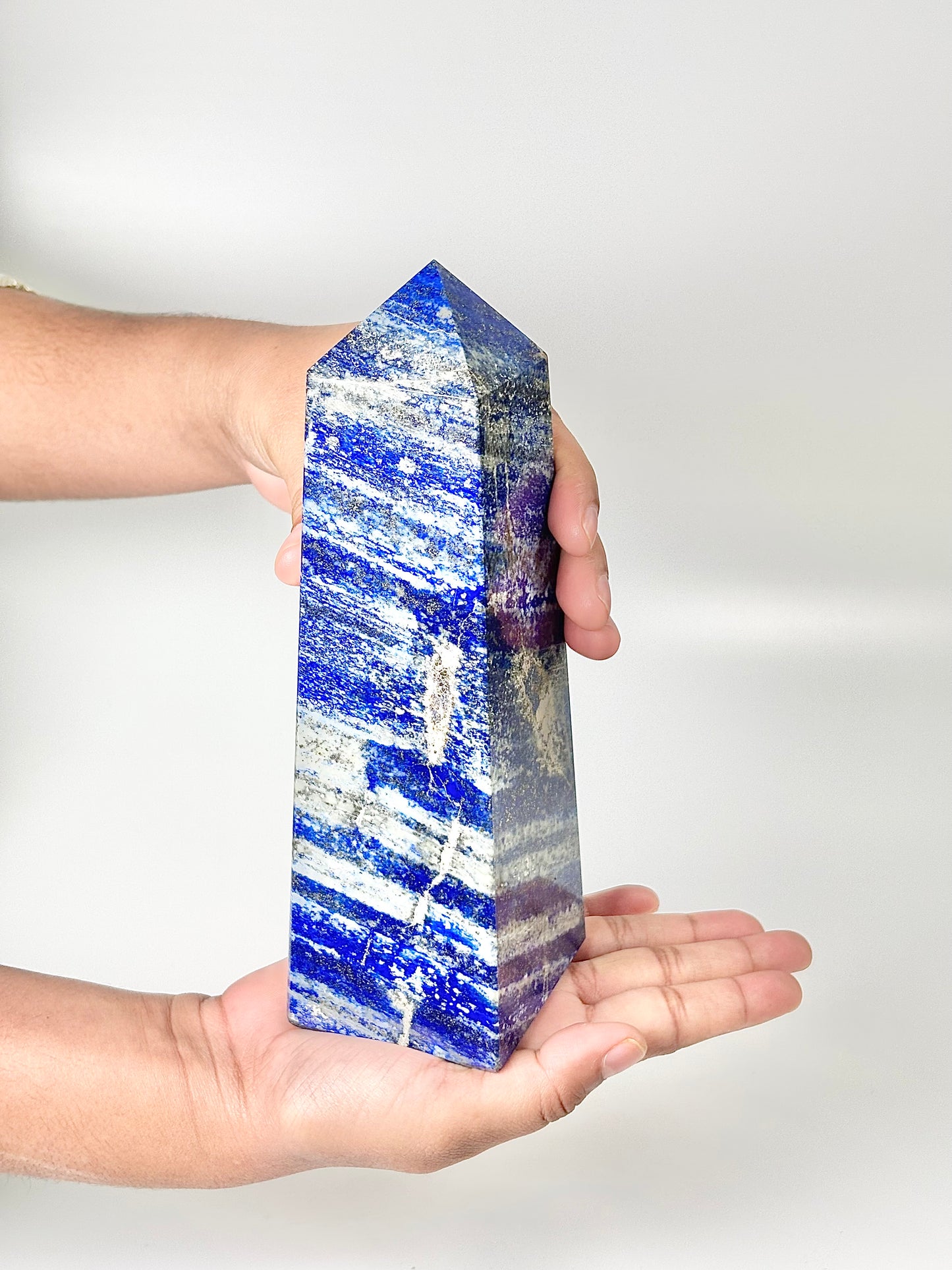 Four Facet Lapis Lazuli Tower – 1.3kg - Truth, Wisdom & Inner Power