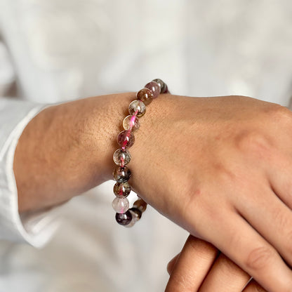 Super Seven Bead Bracelet - 8mm | Unlocks Spirititual Gifts, Enhance Clairvoyance & Telepathy