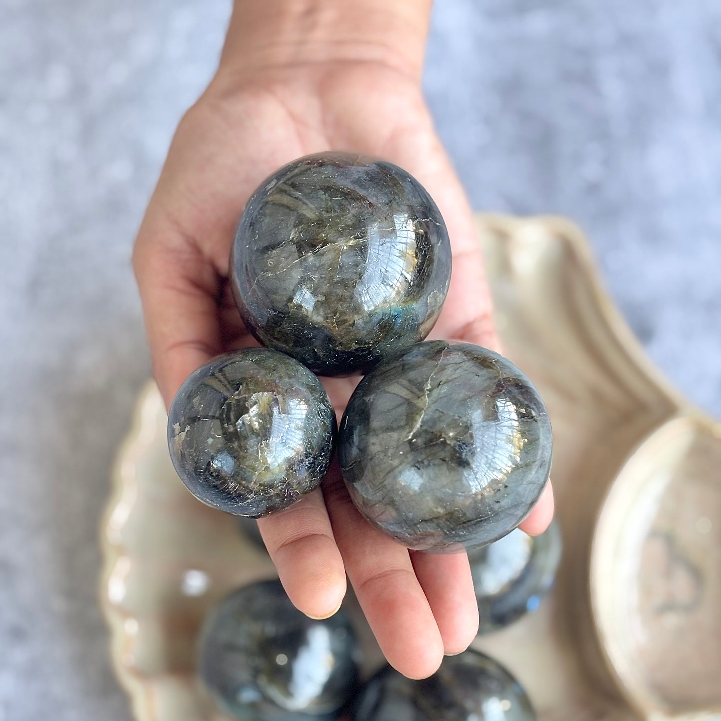 Labradorite Sphere | Promotes Spiritual Growth