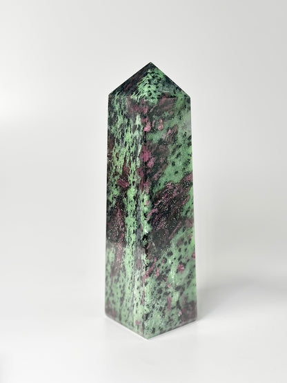 Four Facet Zoisite Tower – 710g - Earthy Tones & Grounded Symmetry