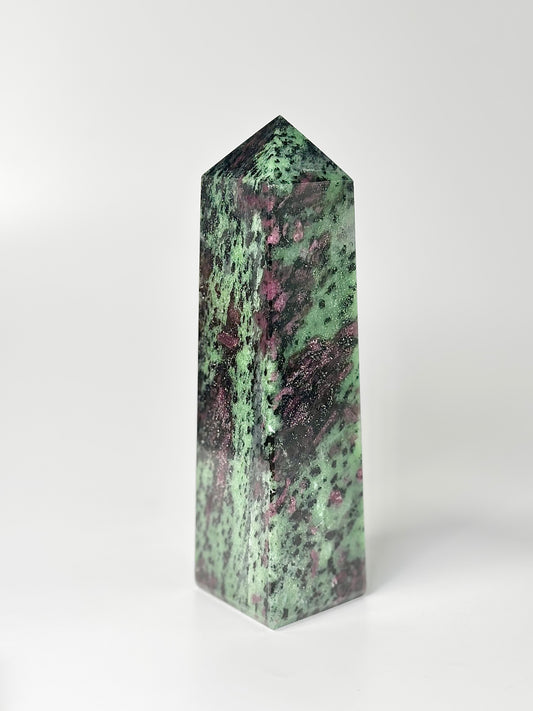 Four Facet Zoisite Tower – 710g - Earthy Tones & Grounded Symmetry