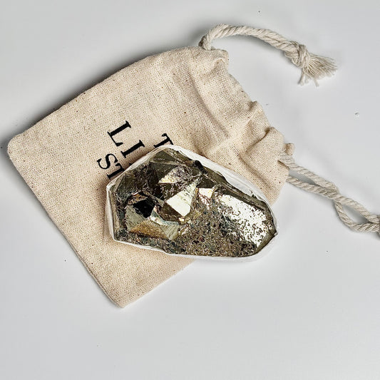 Peruvian Pyrite Cluster – 154g -Golden Brilliance & Striking Presence