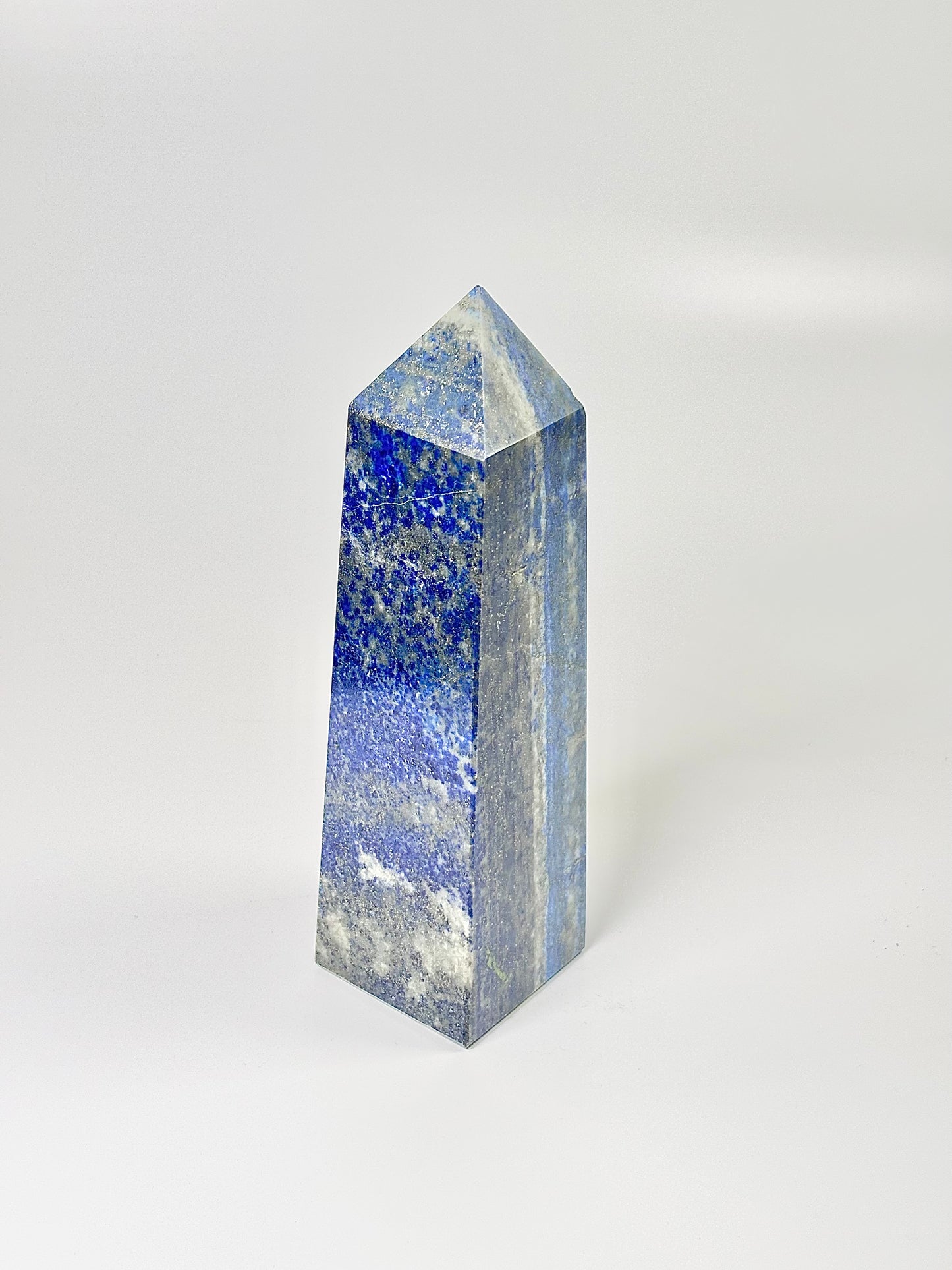 Four Facet Lapis Lazuli Tower – 1kg - Truth, Wisdom & Inner Power