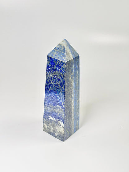 Four Facet Lapis Lazuli Tower – 1kg - Truth, Wisdom & Inner Power