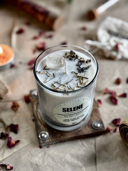 Selene Altar Candle – 200 g Soy Wax Jar Candle for Ritual & Devotion