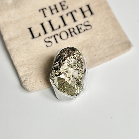 Peruvian Pyrite Cluster – 43g - Golden Brilliance & Striking Presence