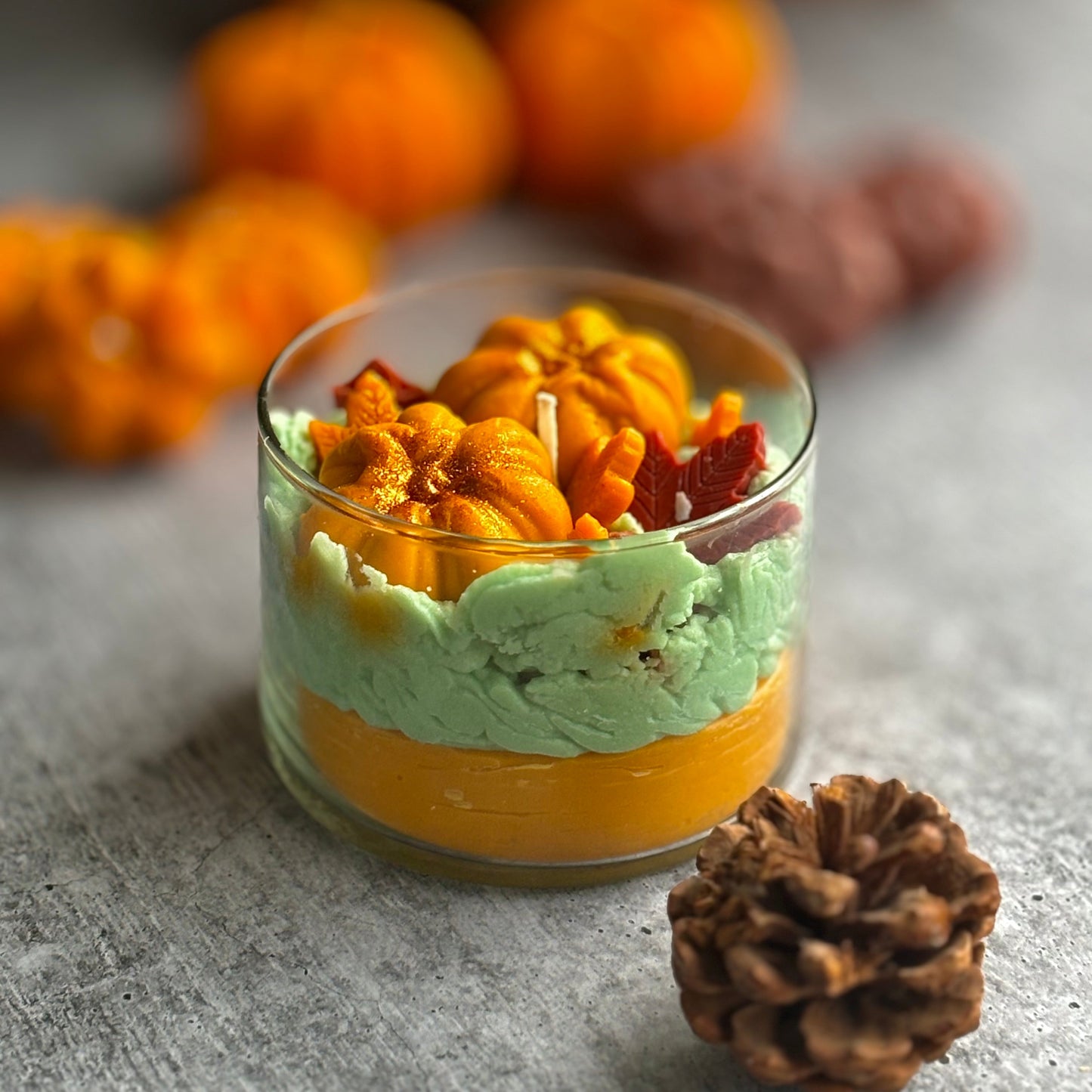 Pumpkin Patch Soy Wax Candle | Dessert Candle