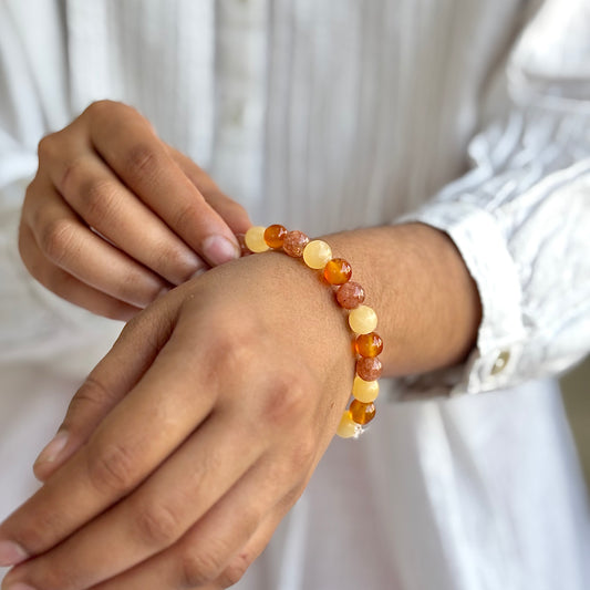 Sacral Chakra -8mm Bead Bracelet