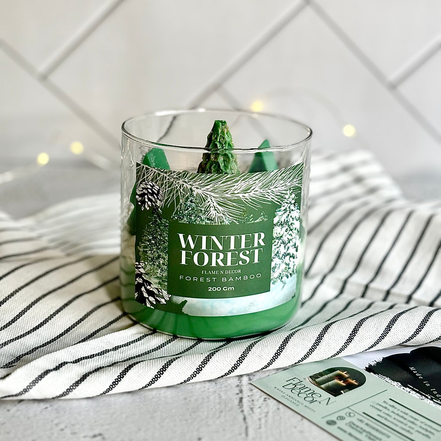 Winter Forest Decorative Soy Scented Candle | Holidays