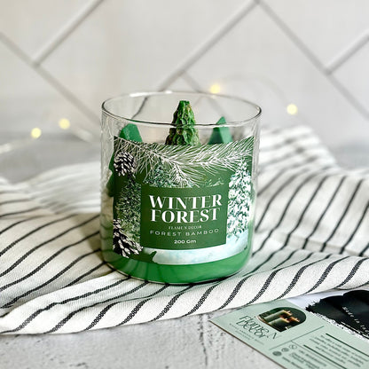 Winter Forest Decorative Soy Scented Candle | Holidays