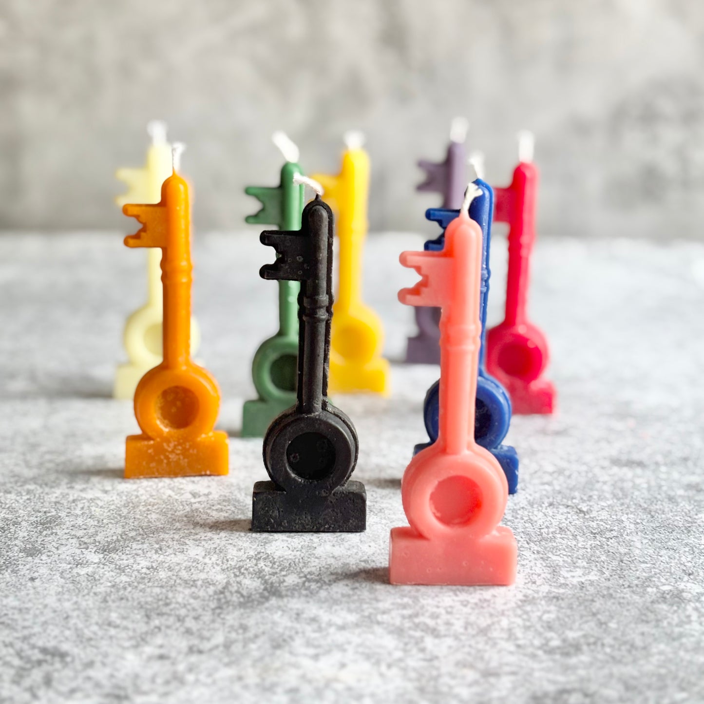 Key Figurine Beeswax Candle | Colour Option Available