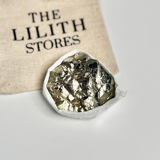 Peruvian Pyrite Cluster – 49g -Golden Brilliance & Striking Presence