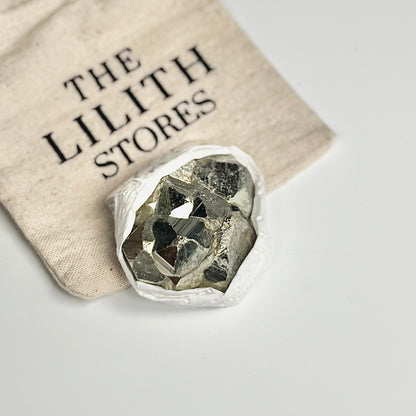 Peruvian Pyrite Cluster – 61g - Golden Brilliance & Striking Presence