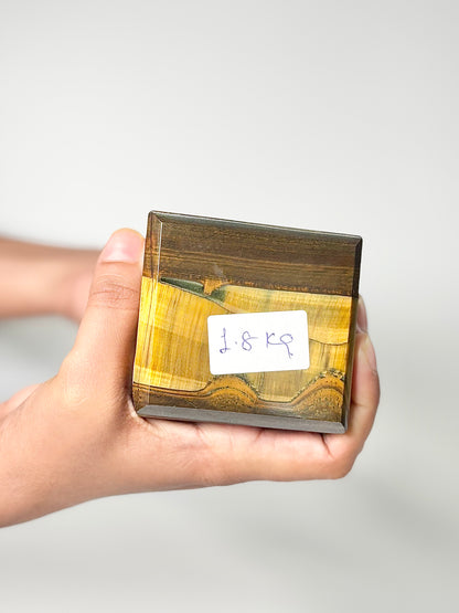 Four Facet Tiger’s Eye Tower – 1.8 kg - Focus, Confidence & Style
