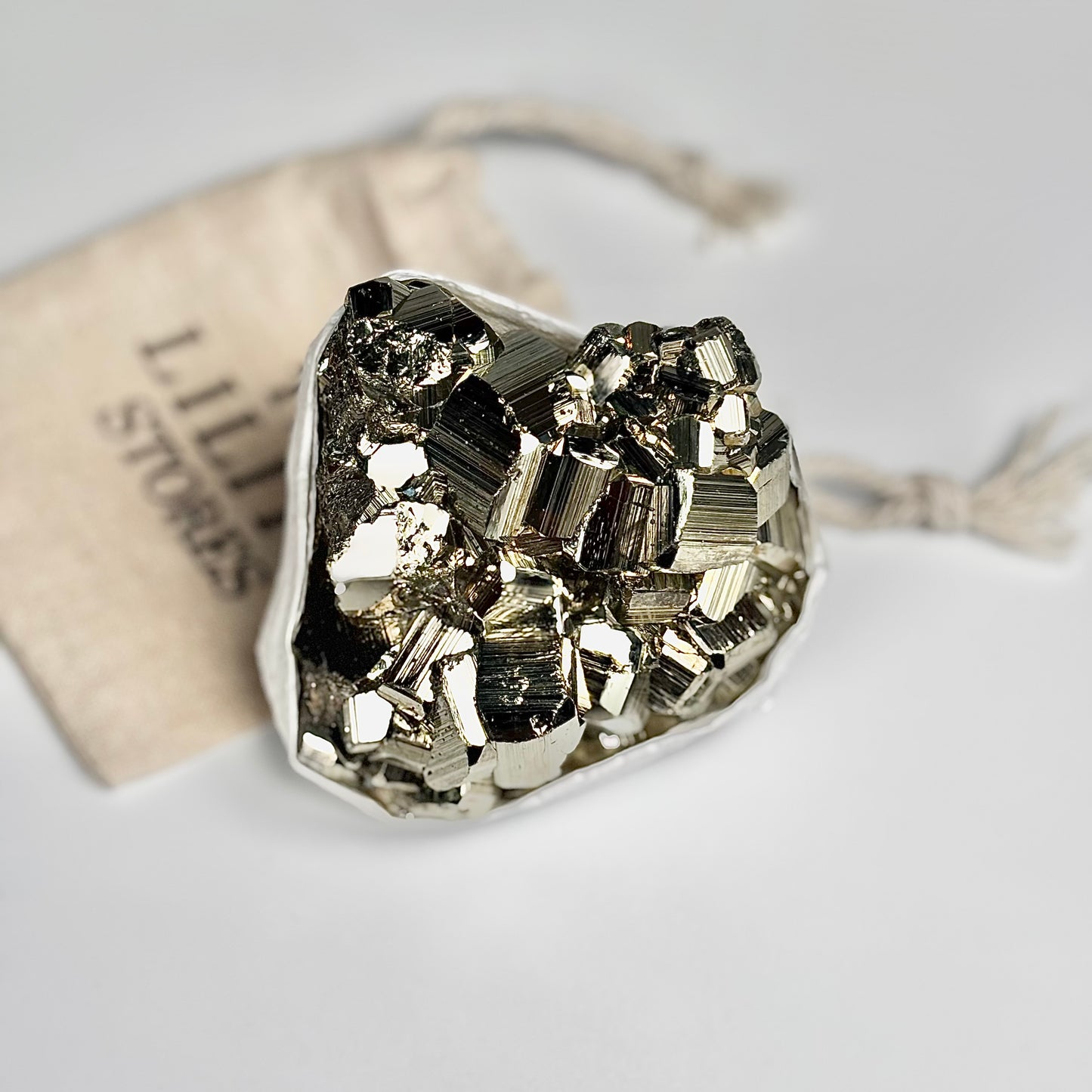 Peruvian Pyrite Cluster – 471g -Golden Brilliance & Striking Presence