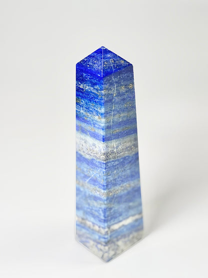 Four Facet Lapis Lazuli Tower – 320g - Truth, Wisdom & Inner Power