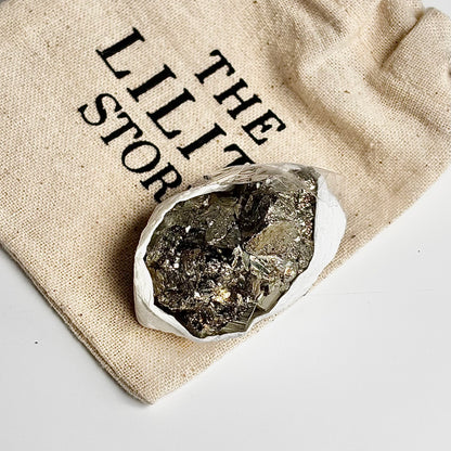 Peruvian Pyrite Cluster – 55g -Golden Brilliance & Striking Presence