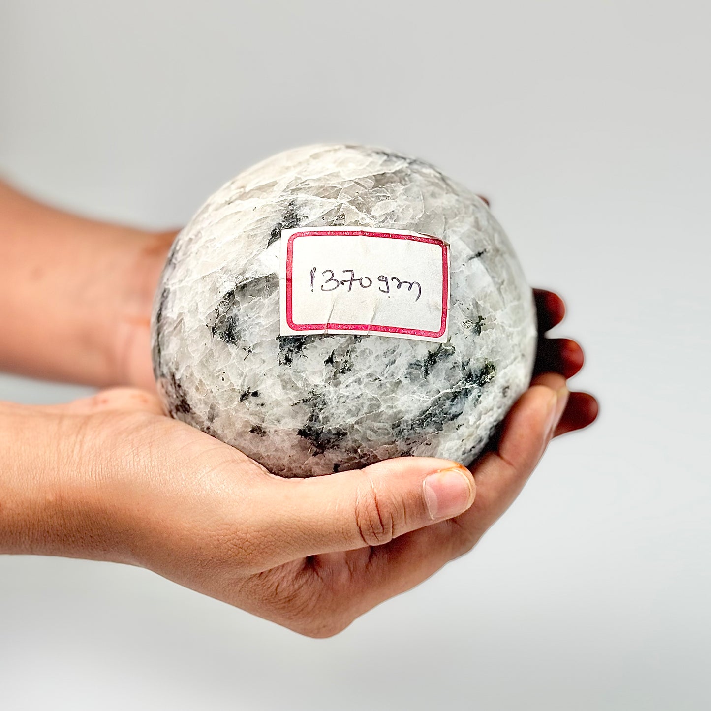 Rainbow Moonstone Sphere – Large - 1370 Gm | Cultivates Compassion & empathy
