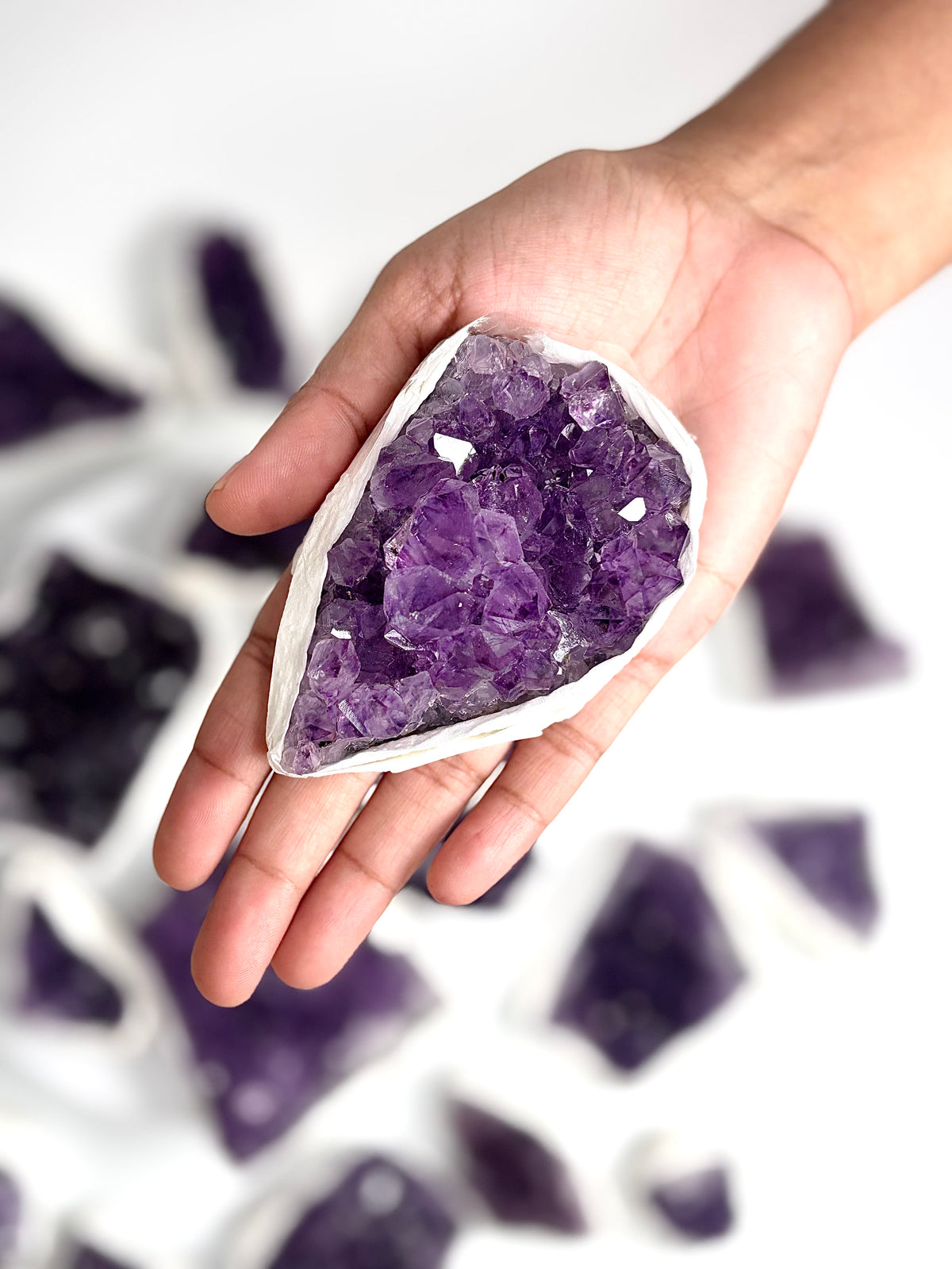 Natural Brazilian Amethyst Cluster