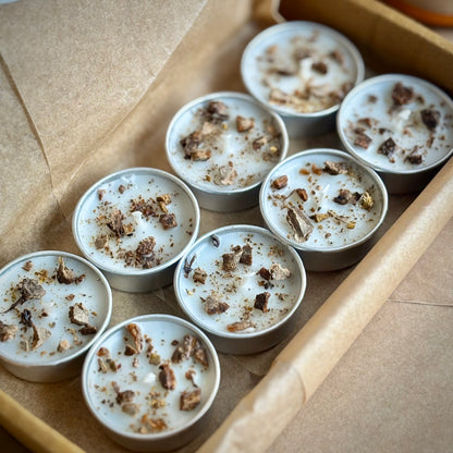 Angelica Infused Soy Wax Tealight Candles – Unscented