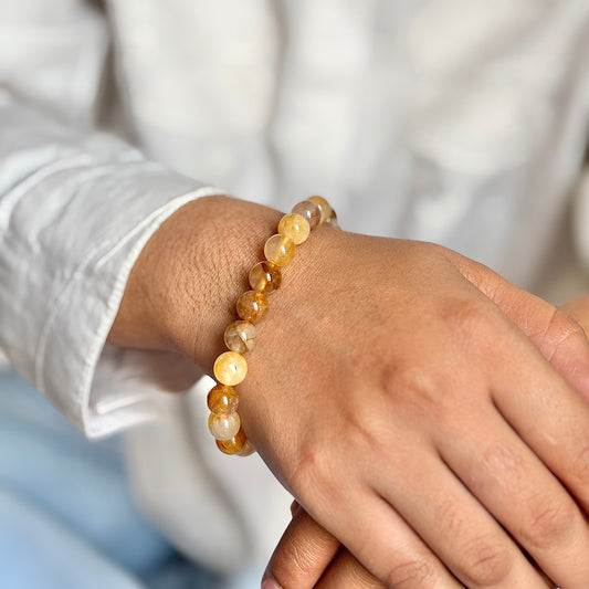 Golden Healer Bead Bracelet - 8mm | Amplify Personal Power & Boost confidence