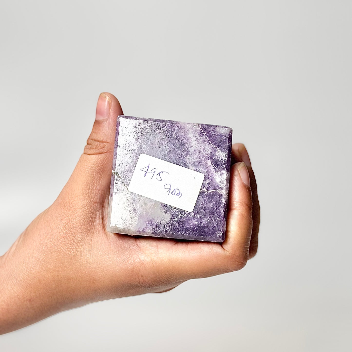 Four Facet Lepidolite Tower – 495g - Soft Tones & Steady Presence