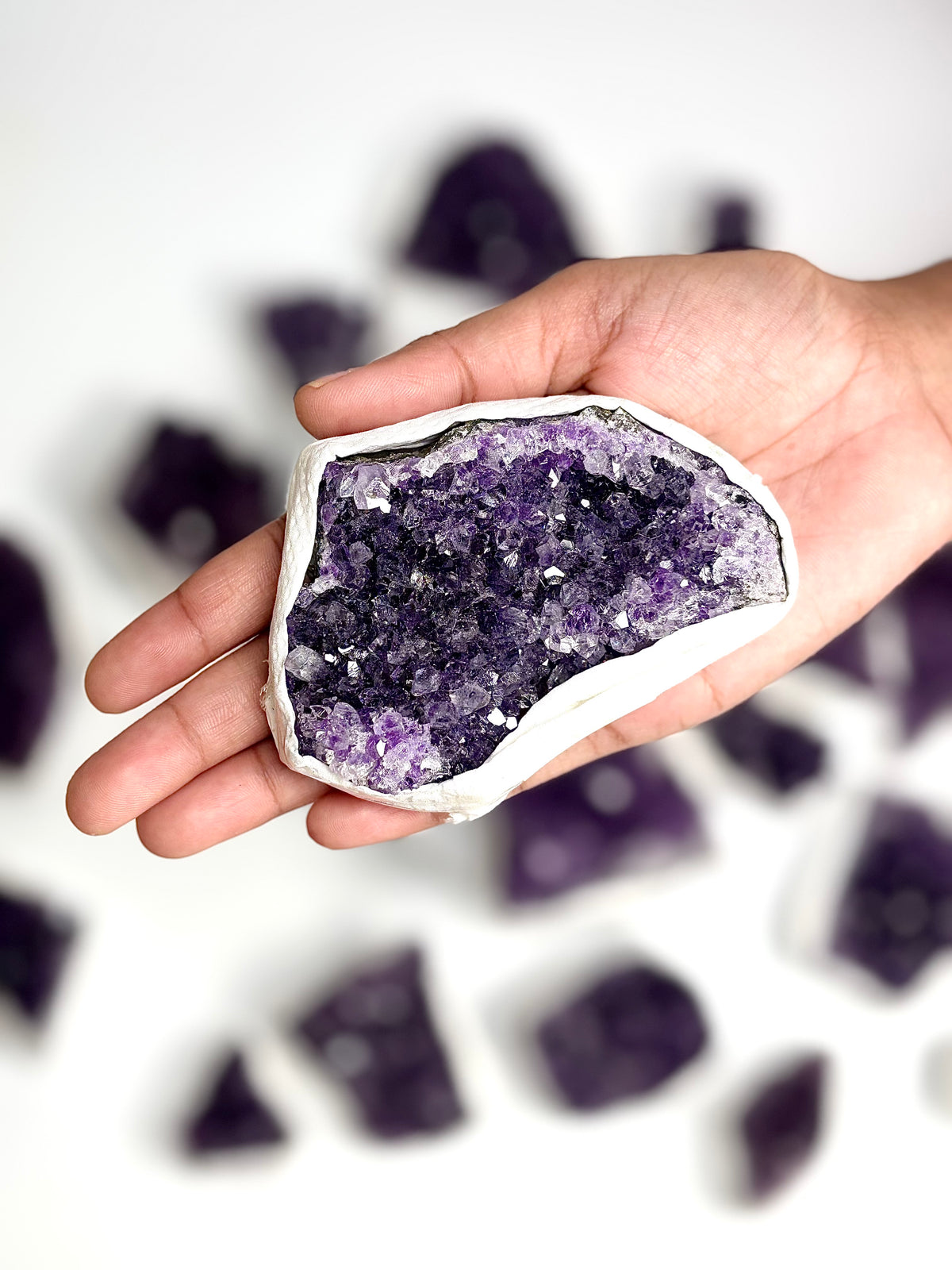 Natural Brazilian Amethyst Cluster