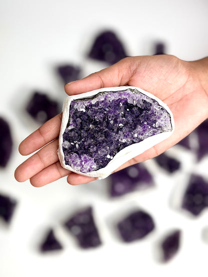 Natural Brazilian Amethyst Cluster