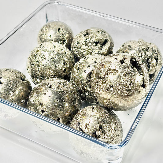 Pyrite Druzy Sphere – Peruvian Pyrite