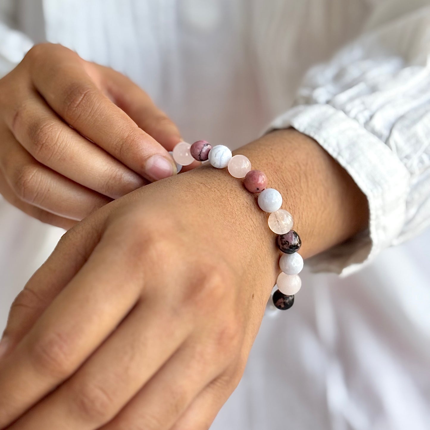 Harmony in Relationship - 8mm Bead Bracelet | Combination Bracelet Series