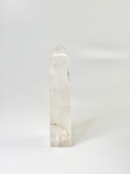 Four Facet Clear Quartz Tower – 650g - Amplify, Align & Awaken