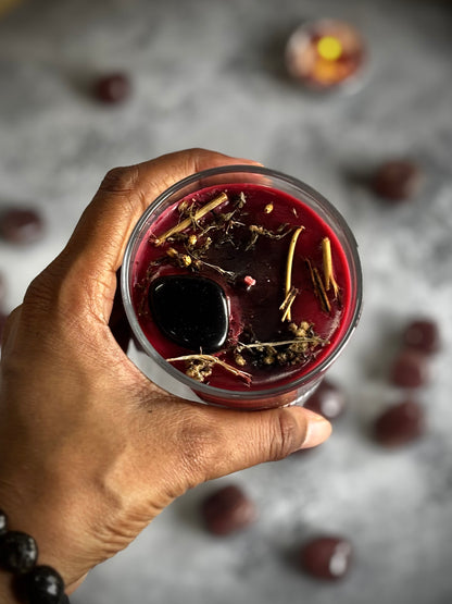 Medusa Altar Candle – 200 g Soy Wax Jar Candle for Ritual & Devotion