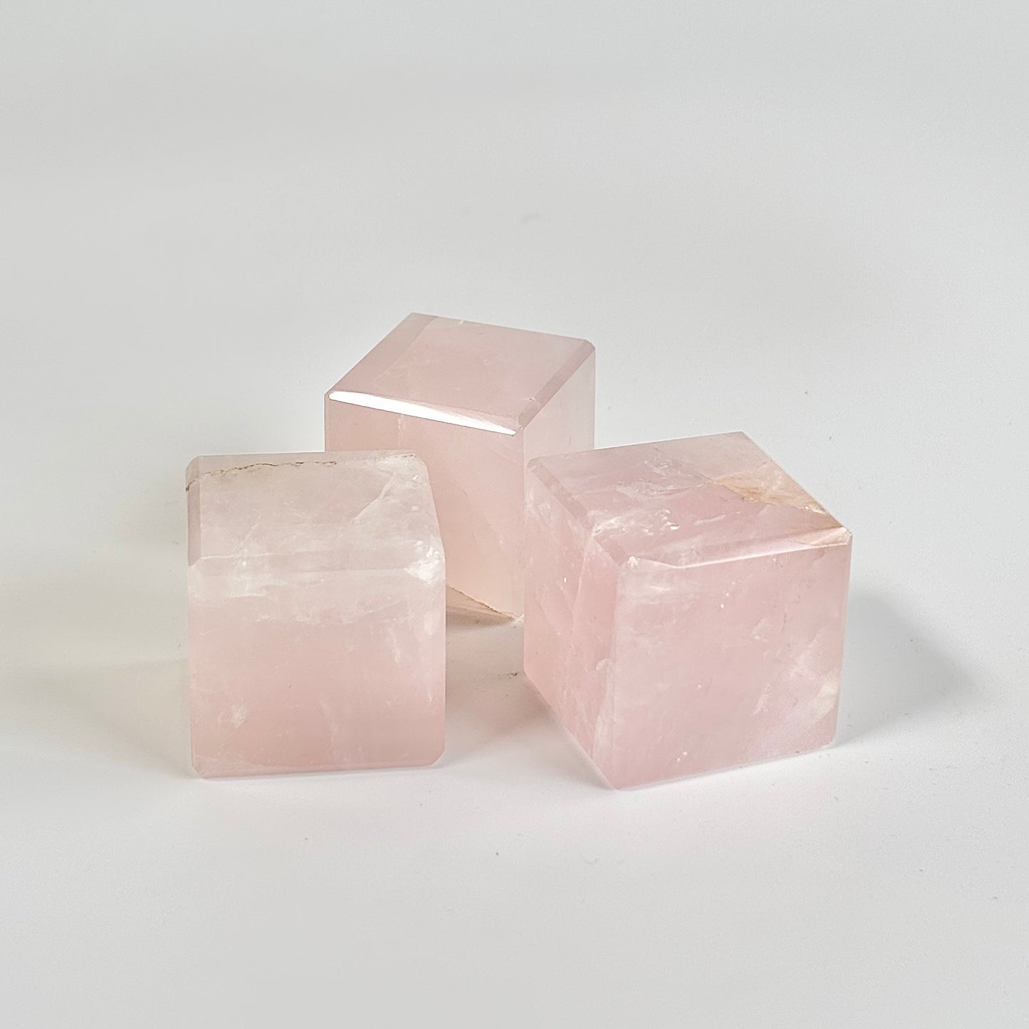 Rose Quartz Cube - Love & Positivity