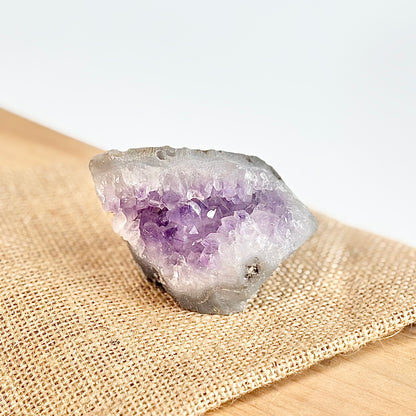 Amethyst Cluster - 196 Gm | Helps activating Third Eye & Psychic abilities