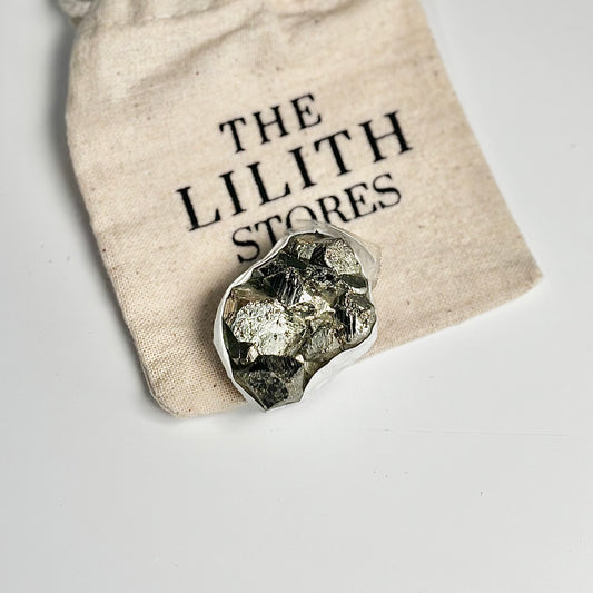 Peruvian Pyrite Cluster – 42g - Golden Brilliance & Striking Presence