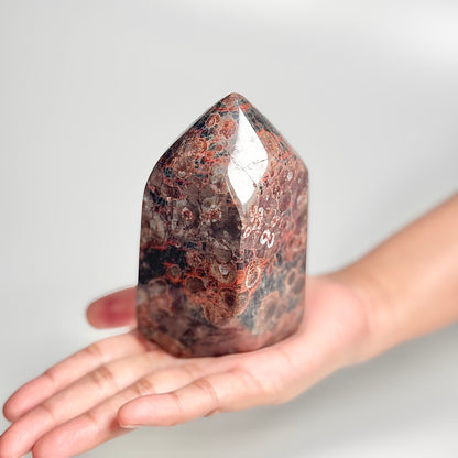Peanut Obsidian Freeform 419g – Natural Fusion of Fire & Earth