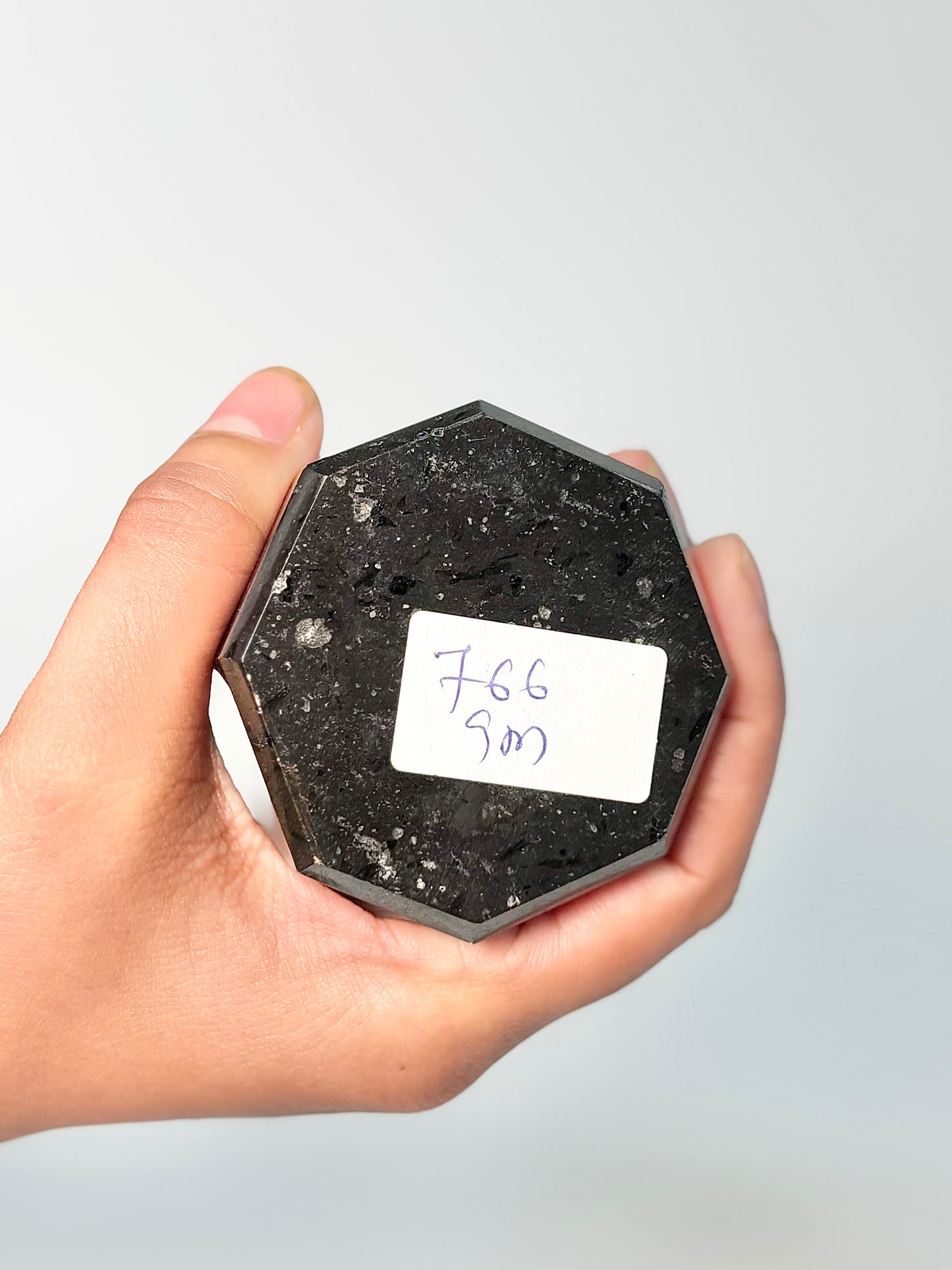 Eight Facet Black Tourmaline Tower – 766g - Bold Presence & Timeless Design