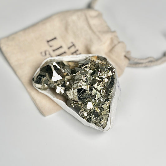 Peruvian Pyrite Cluster – 229g -Golden Brilliance & Striking Presence