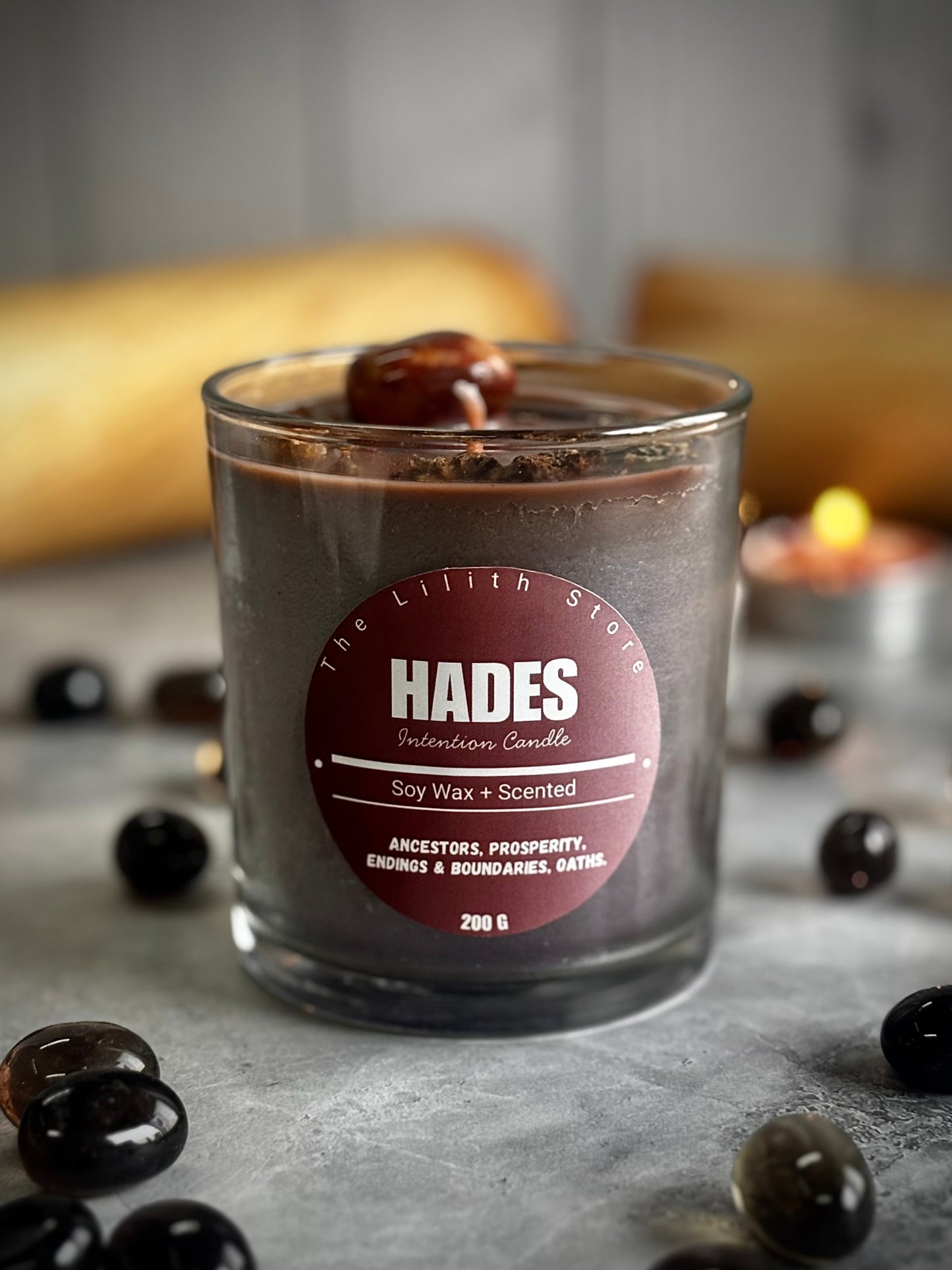 Hades Altar Candle – 200 g Soy Wax Jar Candle for Ritual & Devotion