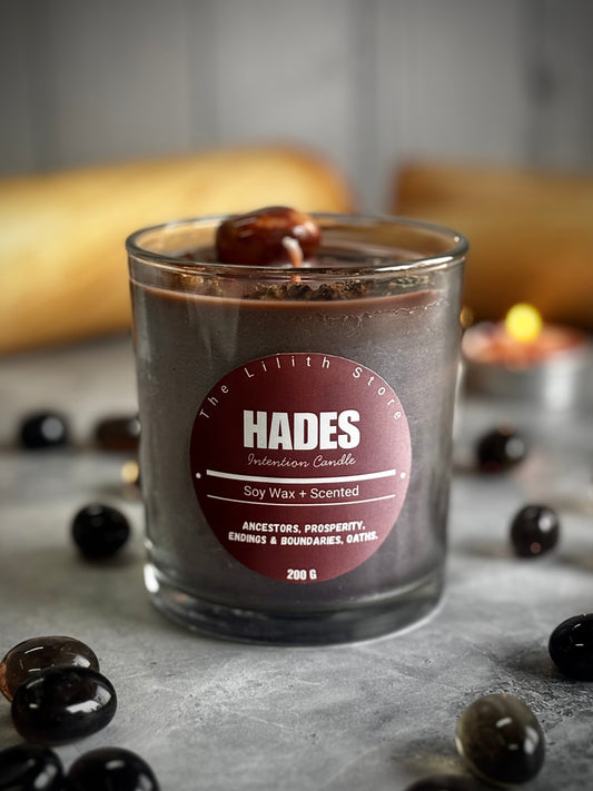 Hades Altar Candle – 200 g Soy Wax Jar Candle for Ritual & Devotion