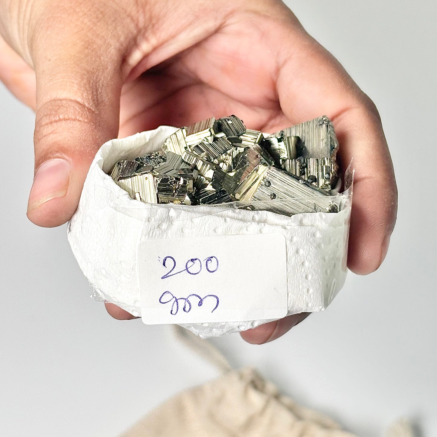Peruvian Pyrite Cluster – 200g -Golden Brilliance & Striking Presence