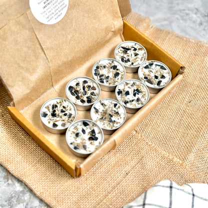 Thyme & Black Tourmaline Soy Tealight Candle